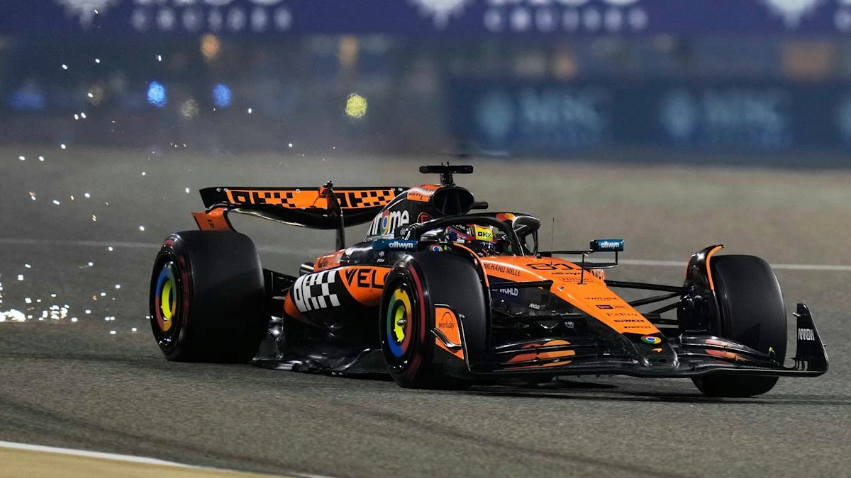 Oscar Piastri leads McLaren one-two in Bahrain practice as F1 talks take place