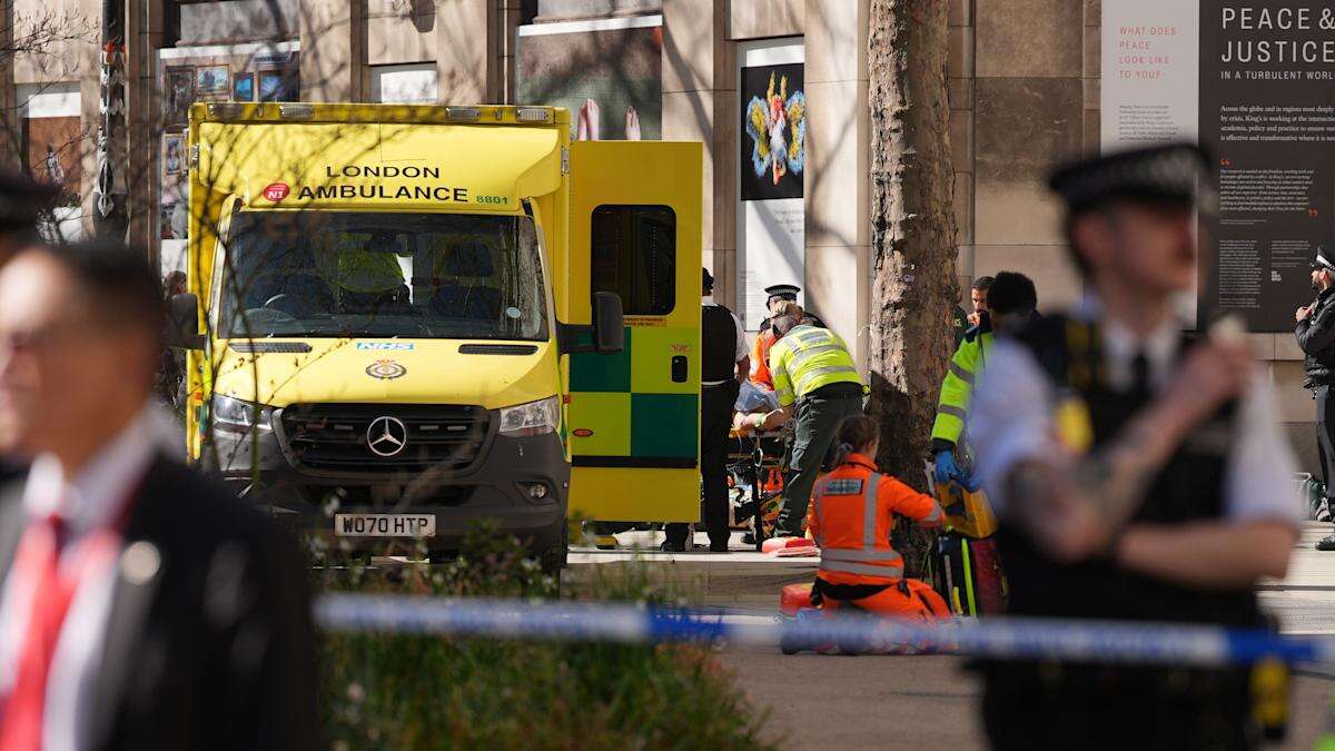 Woman killed and two injured after van crash in central London