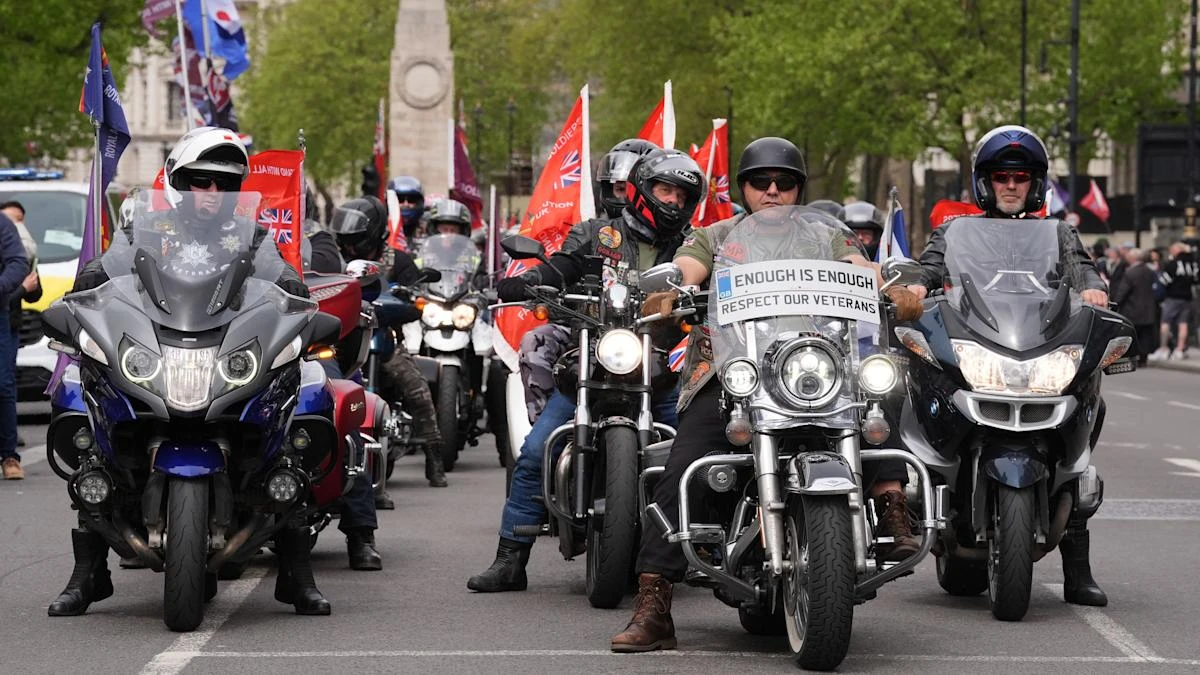 Treatment of veterans ‘absolutely disgusting’ say bikers in Legacy Act protest