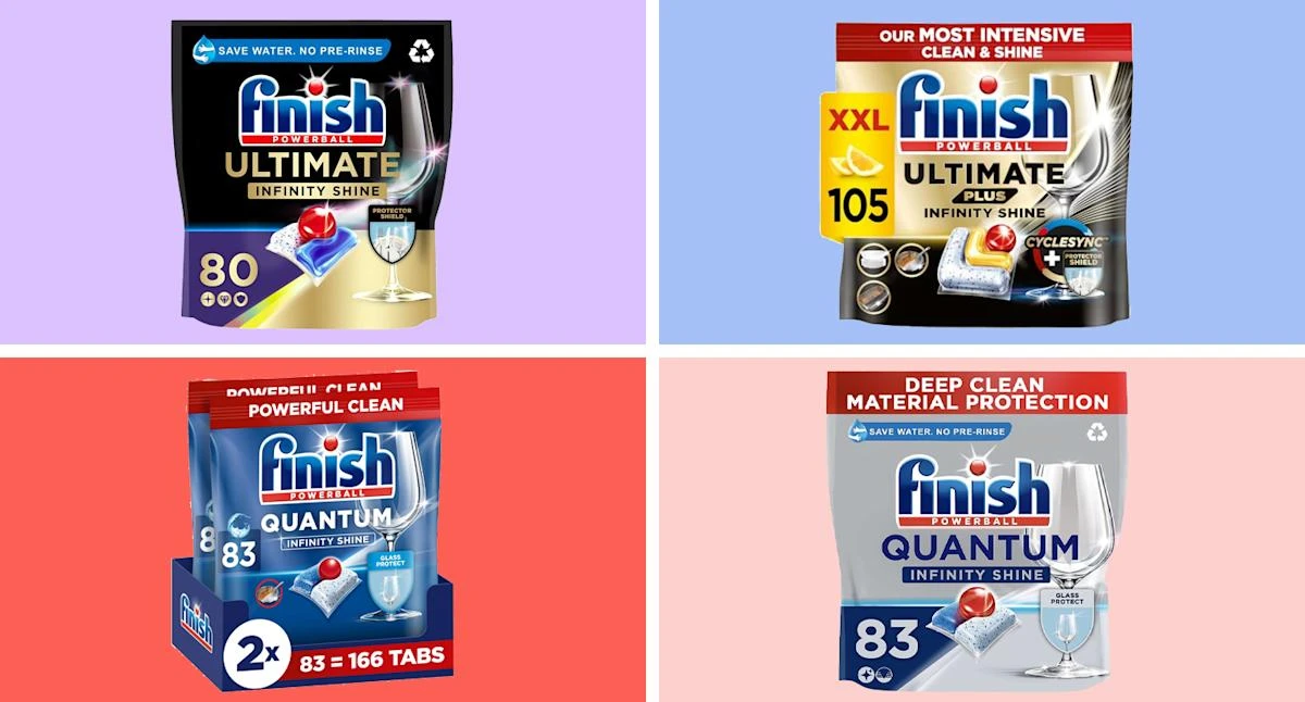 Finish dishwasher tablet deals, ranked best to worst