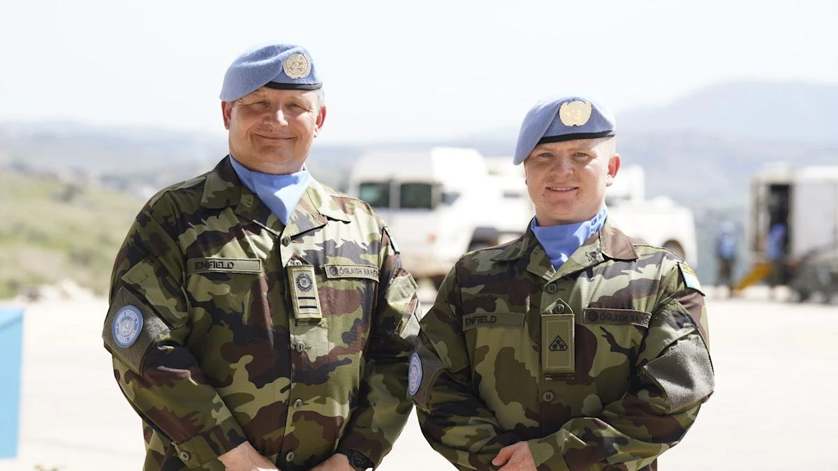Father’s ‘honour’ to serve with son on peacekeeping mission