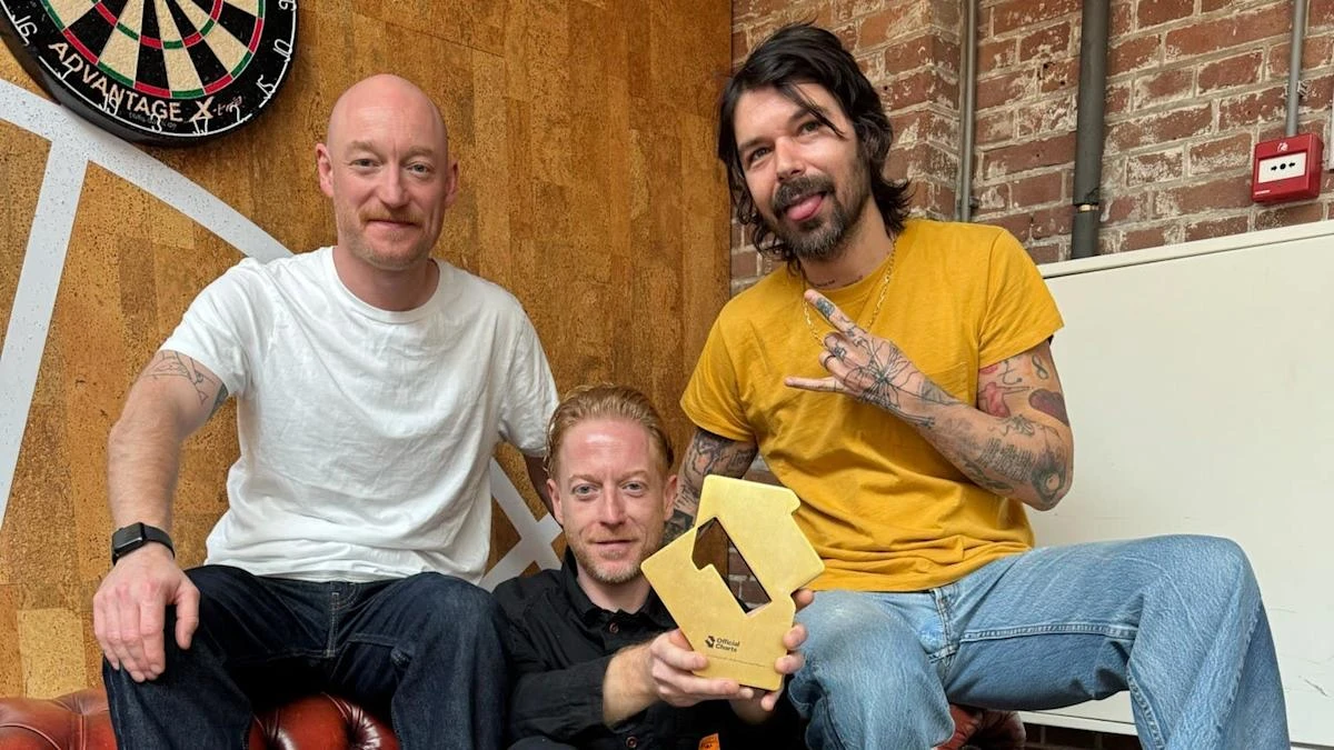 Scottish rockers Biffy Clyro secure fourth number one in UK albums chart