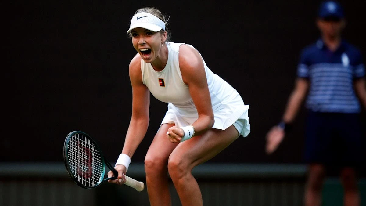 Katie Boulter rounds off record-breaking day at Wimbledon with stunning victory