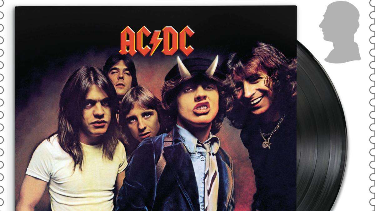 New stamps to celebrate anniversary of debut album by rock band AC/DC