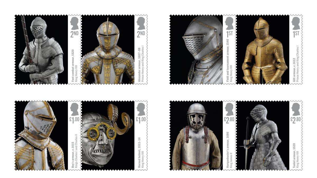 New stamps celebrate ‘magnificent’ items in Royal Armouries collection