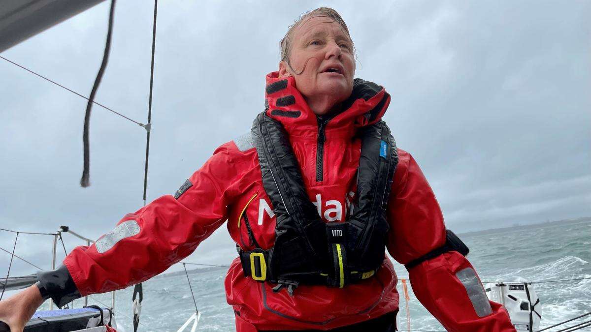 Yachtswoman Pip Hare talks about preparations for solo round-the-world race