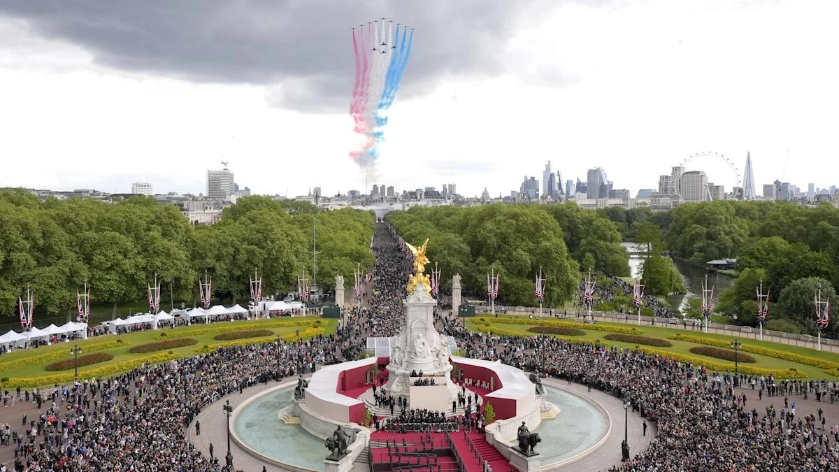In Pictures: VE Day greeted with pride and pageantry 80 years on
