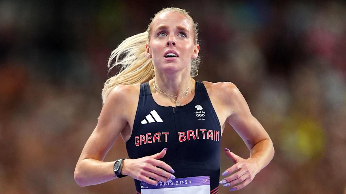 Keely Hodgkinson withdraws from London Diamond League meet with hamstring issue
