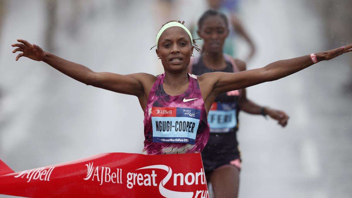 Mary Ngugi-Cooper and Abel Kipchumba make it Kenyan double at Great North Run