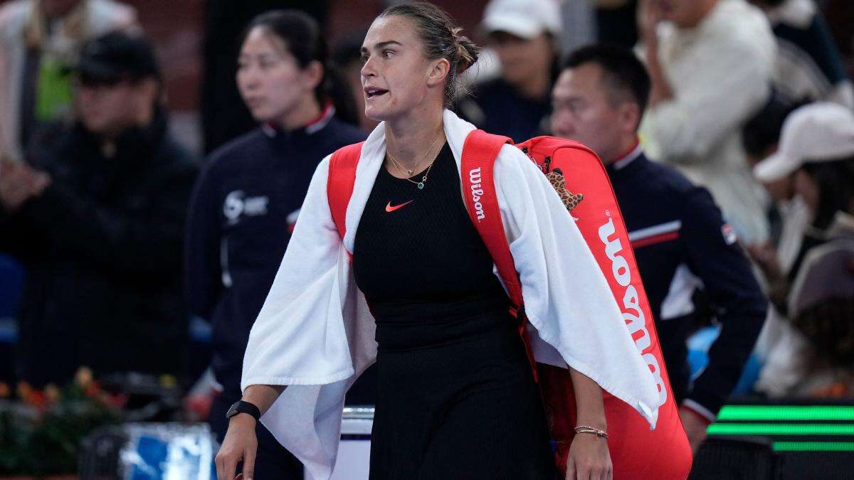 Aryna Sabalenka’s winning run comes to an end in China Open semi-finals