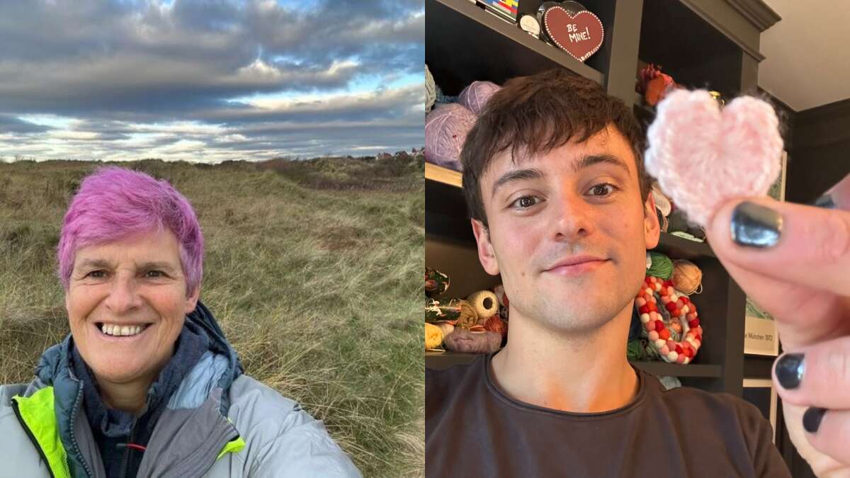 Tom Daley surprises woman taking on 5,000 mile UK coastline charity challenge