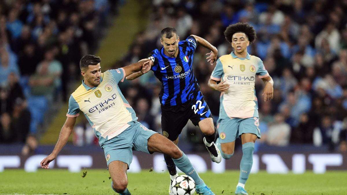 Manchester City held to goalless draw by Inter Milan in Champions League opener