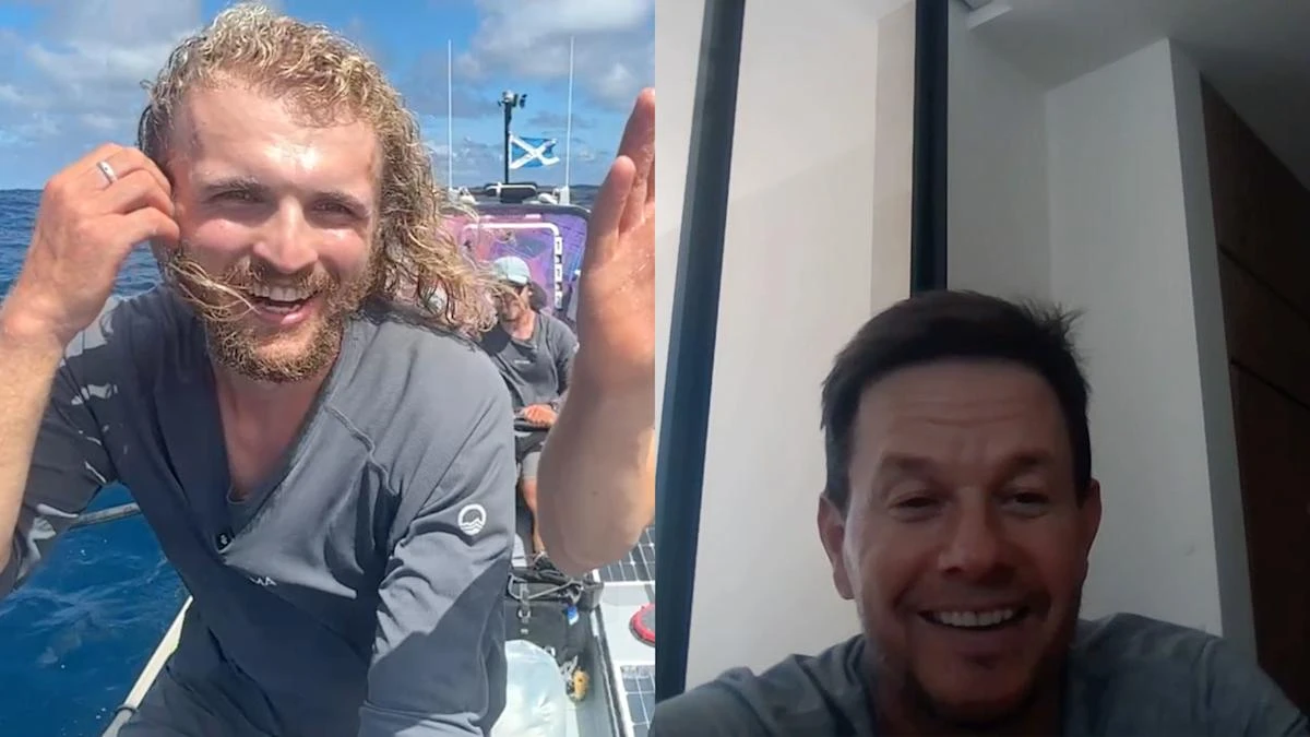 Mark Wahlberg tells Scots brothers their Pacific rowing bid ‘could be a movie’