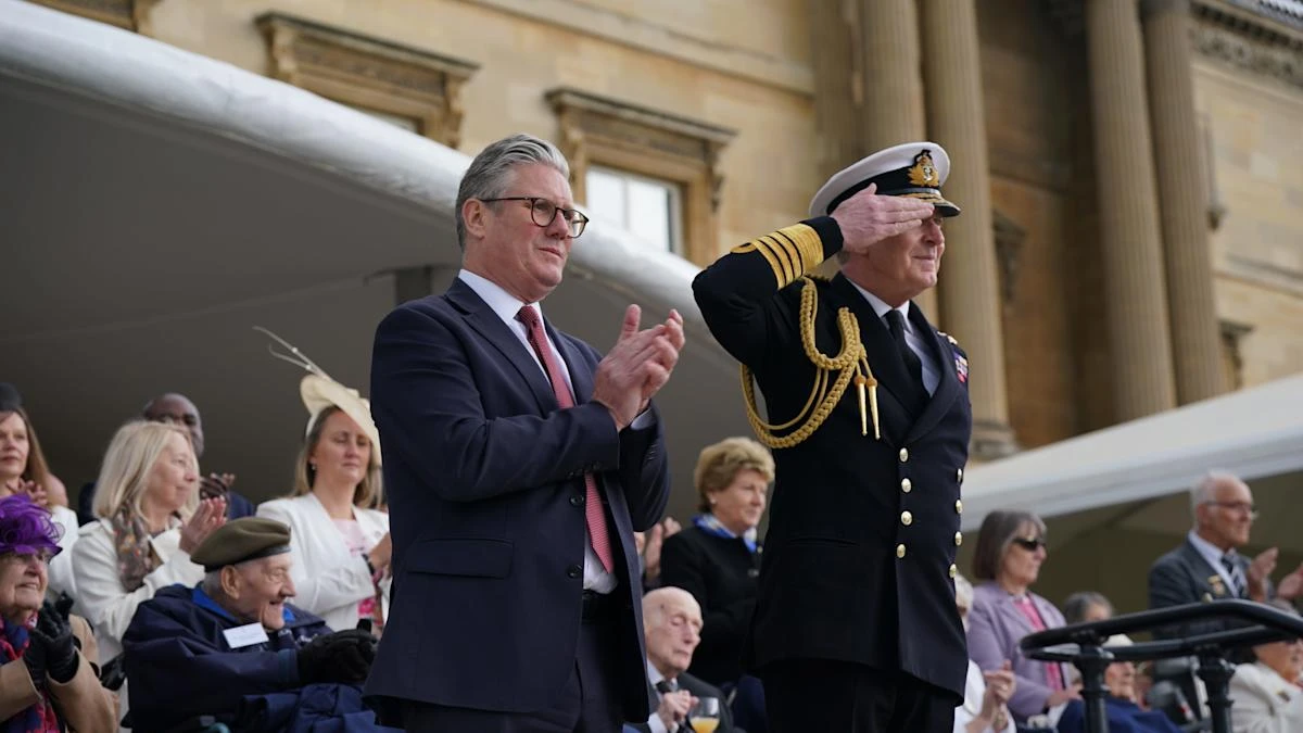 Ukraine shows lessons of VE Day not ‘just history’, says Starmer