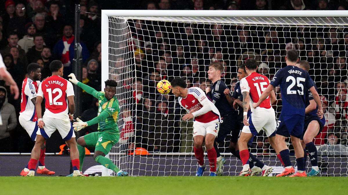 Corners do the damage as Arsenal condemn Ruben Amorim to first Man Utd defeat