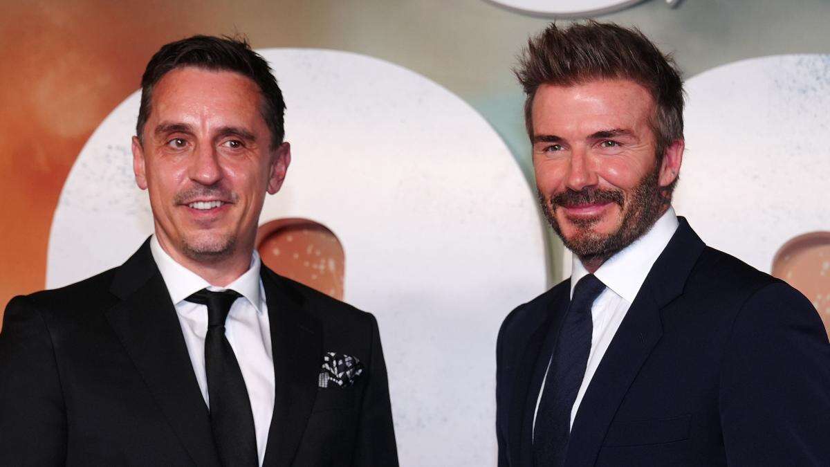 Gary Neville says ex-teammate David Beckham ‘sorting’ his 50th birthday tattoo