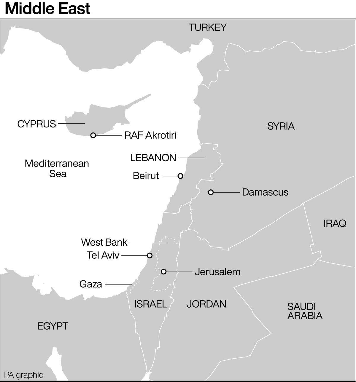 UK Government charters flight out of Lebanon for Britons