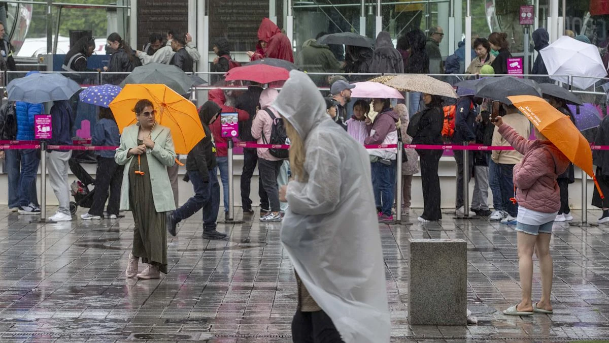 Yellow weather warnings as summer ends with heavy showers and flooding