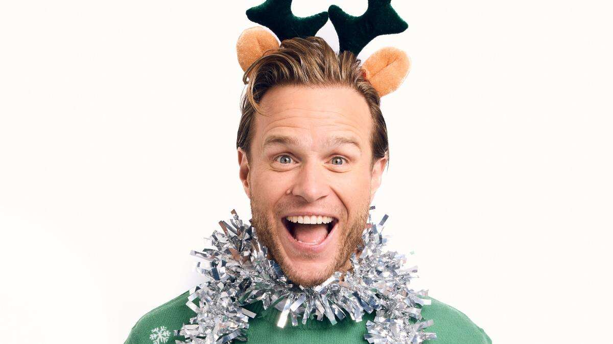 Olly Murs among celebrities wearing second-hand items for Christmas Jumper Day