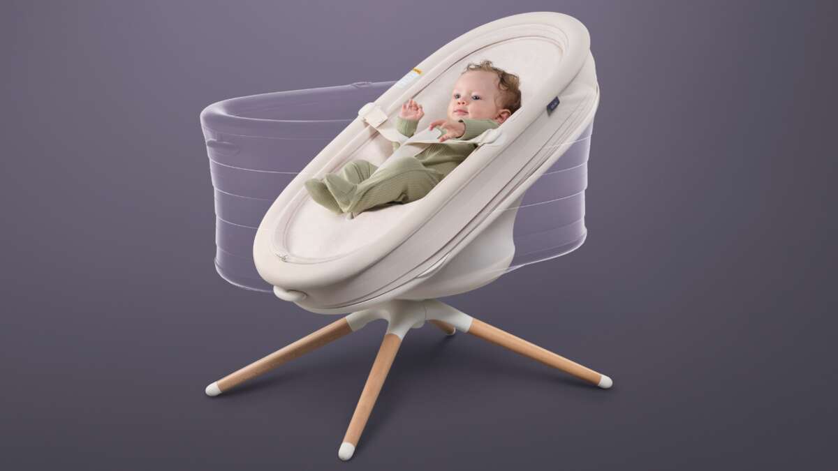 British tech firm Elvie unveils smart baby bouncer