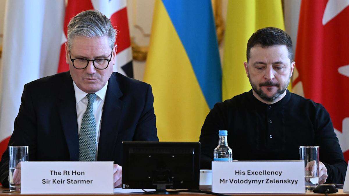 Starmer hails Zelensky’s peace commitment as report suggests minerals deal close