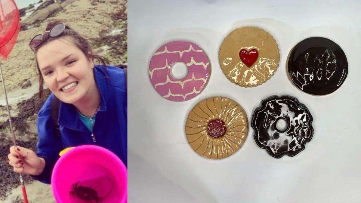 Artist replicates ‘iconic’ British biscuits in the form of clay coasters