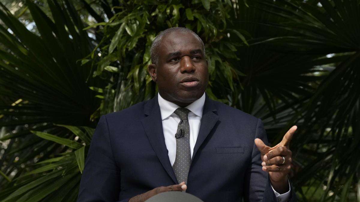 Lammy to make official visit to China, Beijing’s foreign ministry confirms