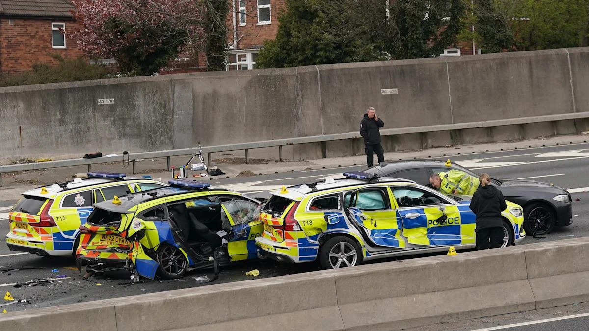 Man who admitted A1 police pursuit crash charge drove to work two days later