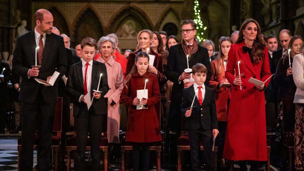 In Pictures: Carol service brings some joy at end of difficult year for royals