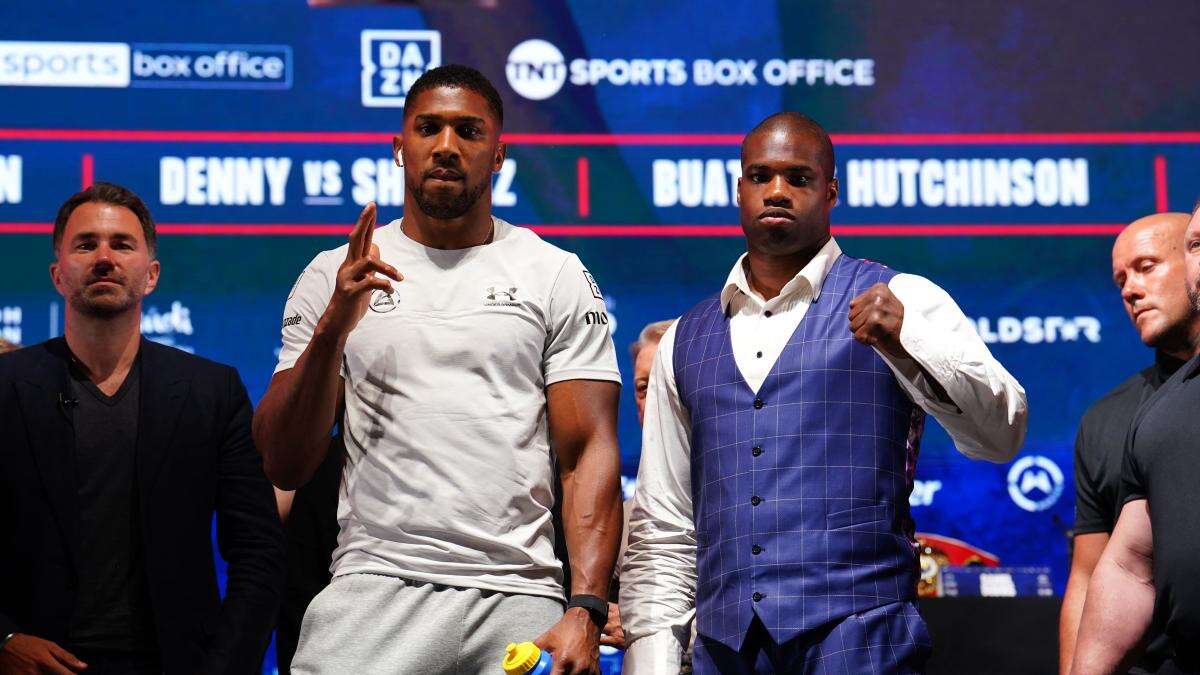 Lennox Lewis says Daniel Dubois ‘has a great chance’ against Anthony Joshua