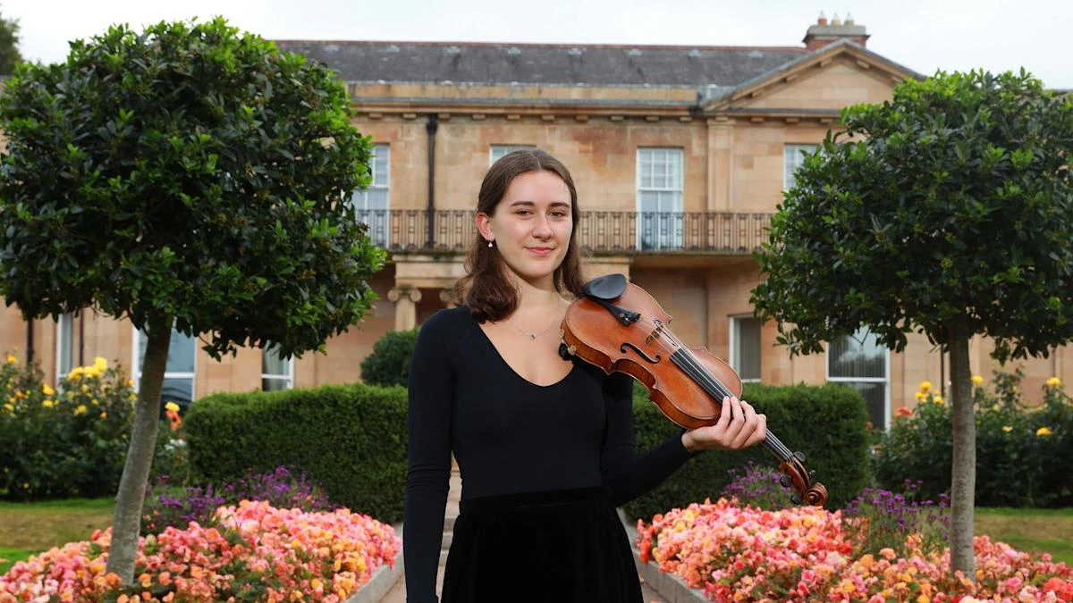 Rare 245-year-old violin presented to new leader of Ulster Youth Orchestra