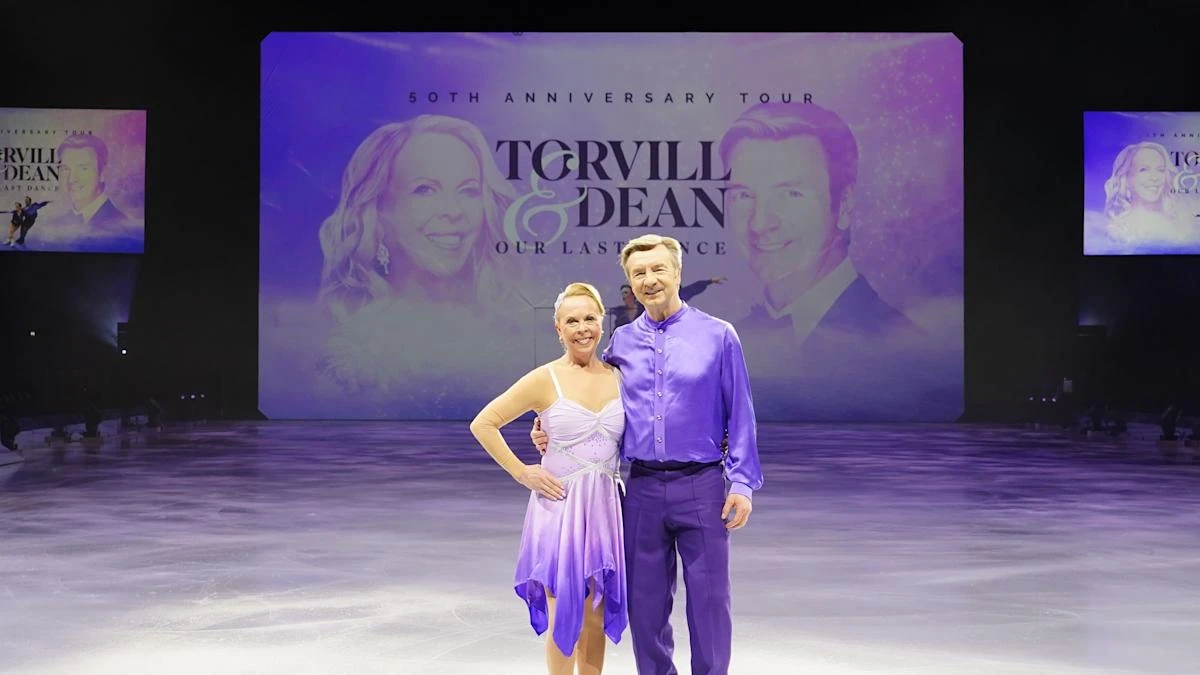 Torvill and Dean ‘bow out on a high’ skating to Bolero in final performance