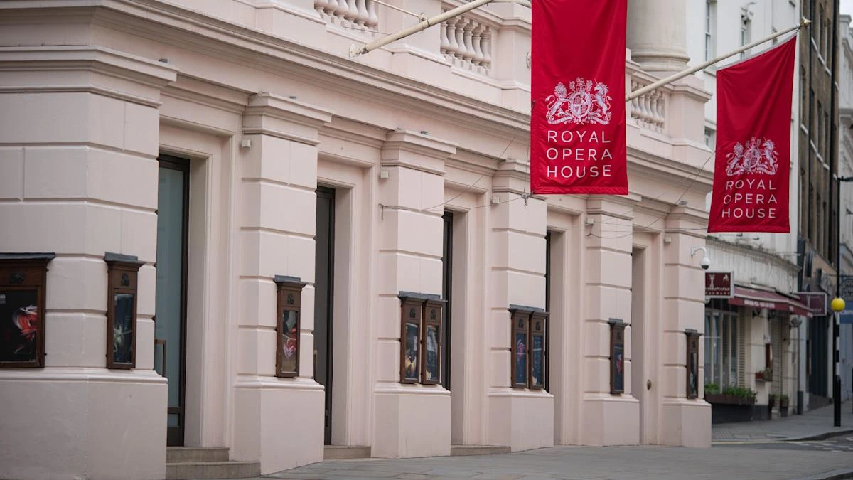 Scuffle reportedly breaks out at Royal Opera House after Palestine flag unfurled