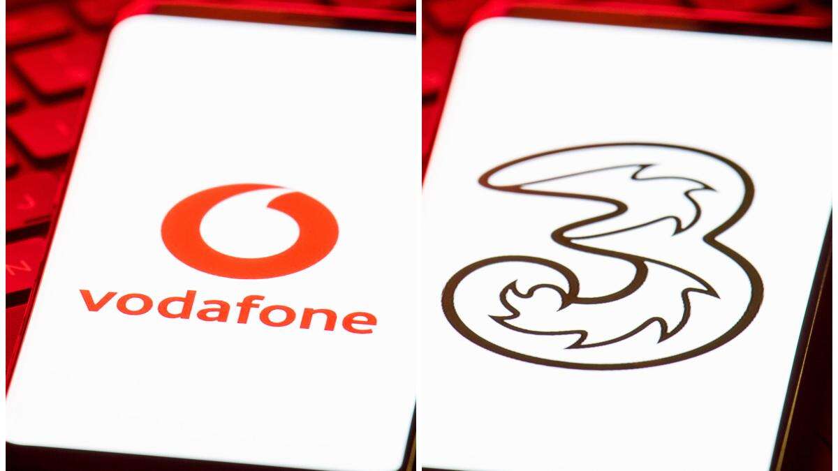 Vodafone and Three merger could increase phone bills for millions, watchdog says