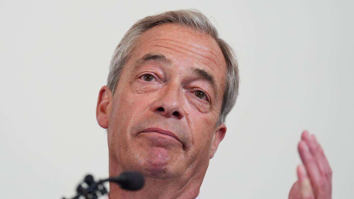 Farage highlights Tory divisions over how to respond to rise of Reform