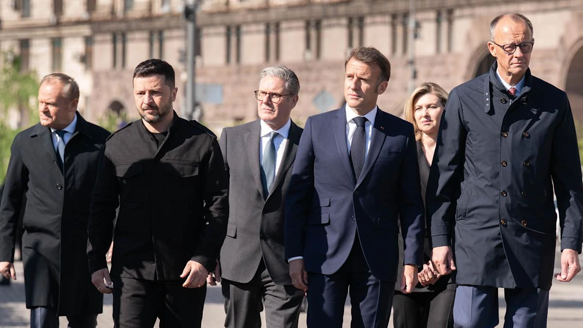 European leaders ‘have discussed Ukraine peace efforts with Donald Trump’