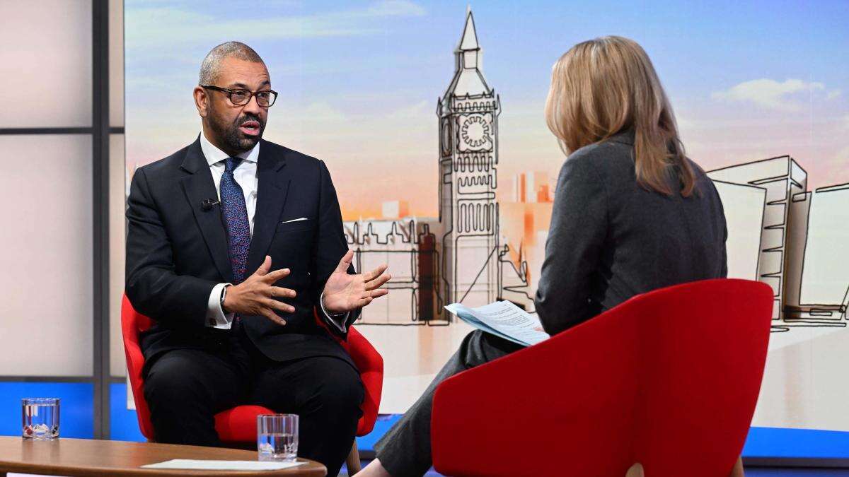 James Cleverly declines to rule out accepting future donations from Frank Hester