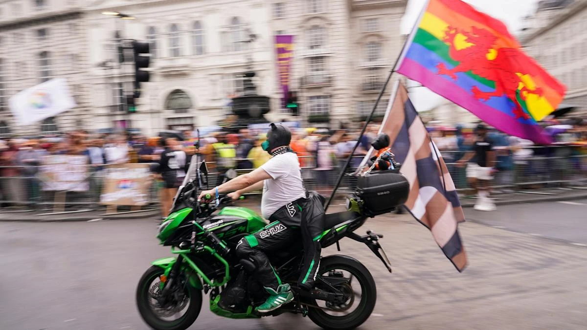 LGBT artists decry Supreme Court ruling at rainy London Pride parade