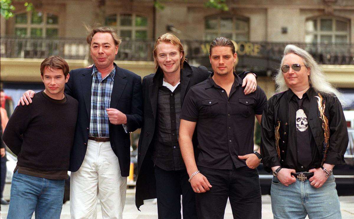 Andrew Lloyd Webber claims Louis Walsh tried to stop Boyzone collaborating with him