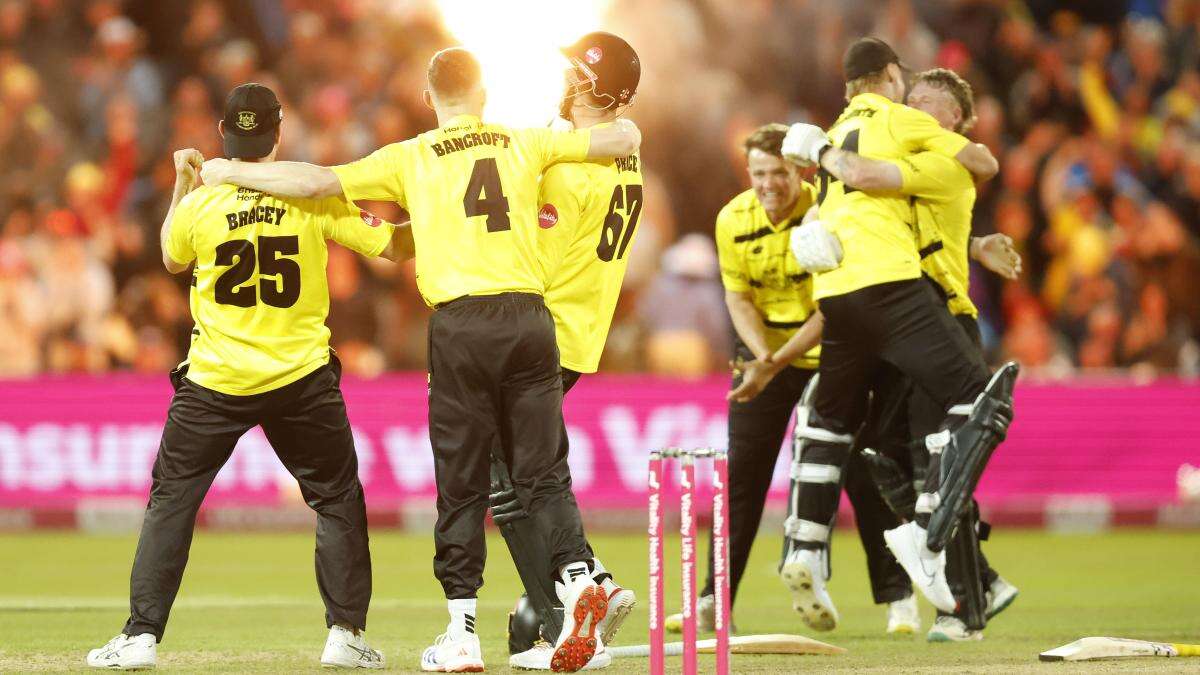 Gloucestershire thrash rivals Somerset to win T20 Blast title for first time