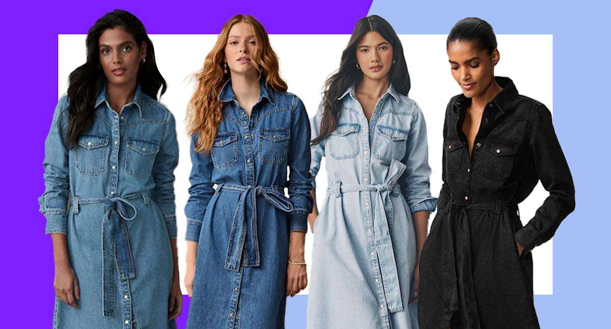 Don't miss this denim shirt dress (with pockets)