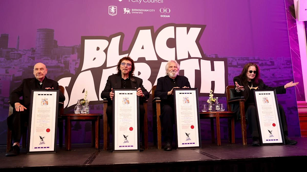 Black Sabbath awarded freedom of Birmingham