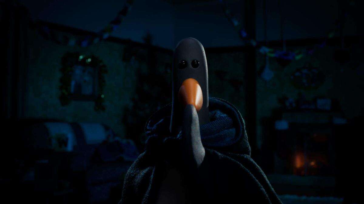 Wallace And Gromit Traitors crossover ident sees Feathers McGraw unmasked