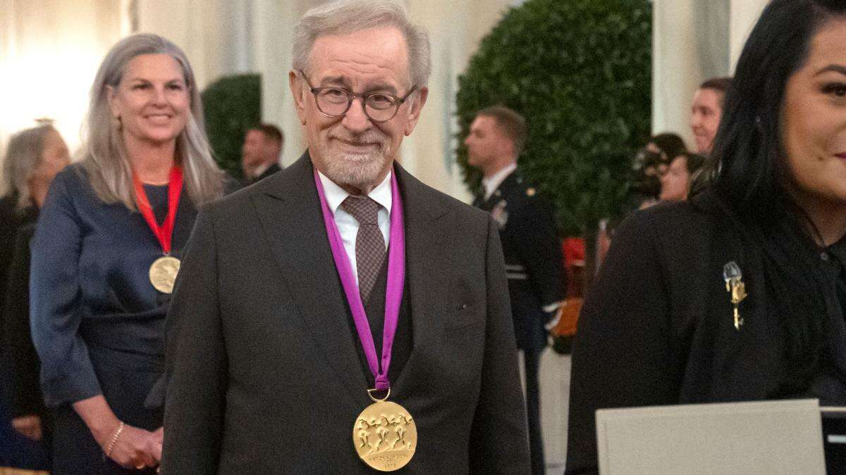 Steven Spielberg and Missy Elliott receive top US honour in White House ceremony