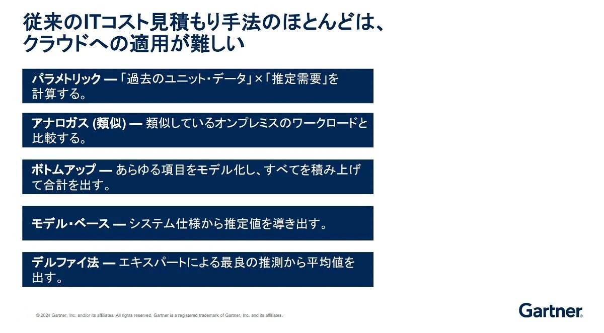 クラウドコスト見積もり「大体しくじる」納得理由、ガートナー推奨「基本ルール」とは