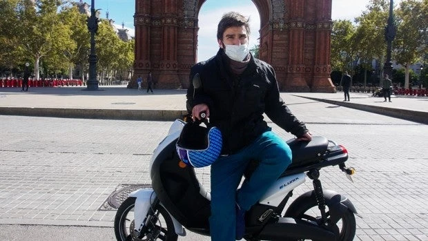 La moto de Lucas Vidal: «Lo más importante es que sea cero emisiones»