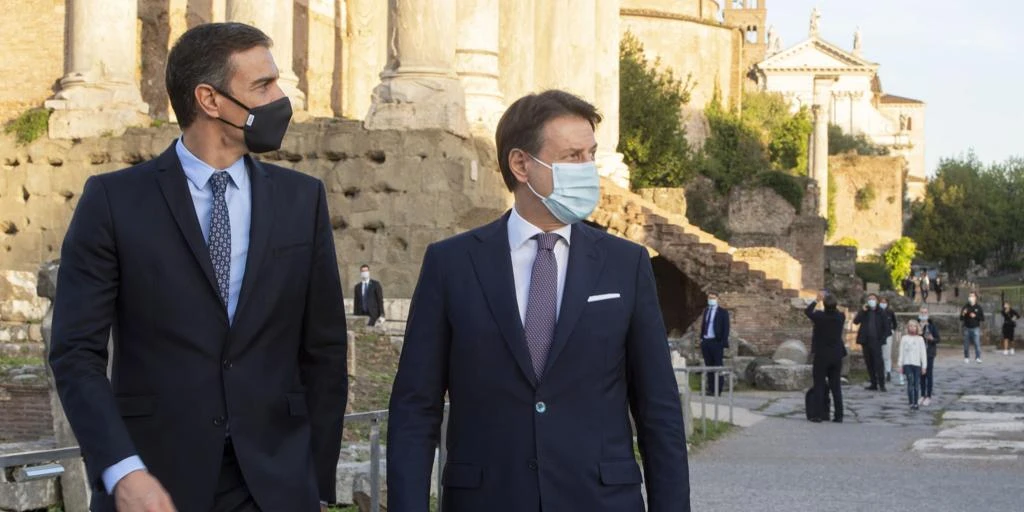 España e Italia entierran viejas rivalidades para buscar una voz común en la reconstrucción