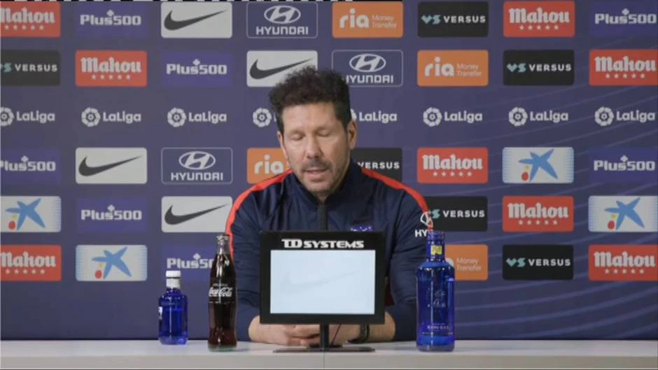 Simeone sobre los positivos: 