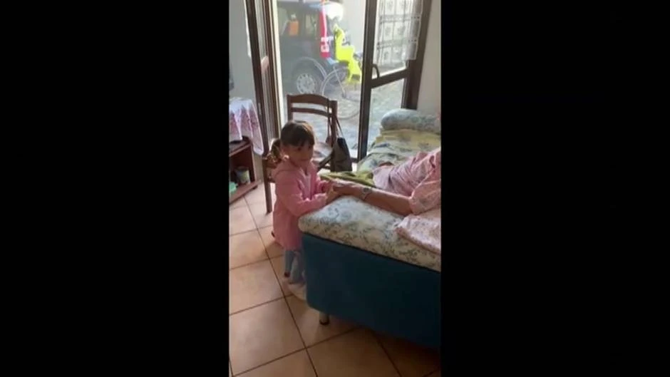 El sentido homenaje de un nieto a su abuelo italiano fallecido en la pandemia
