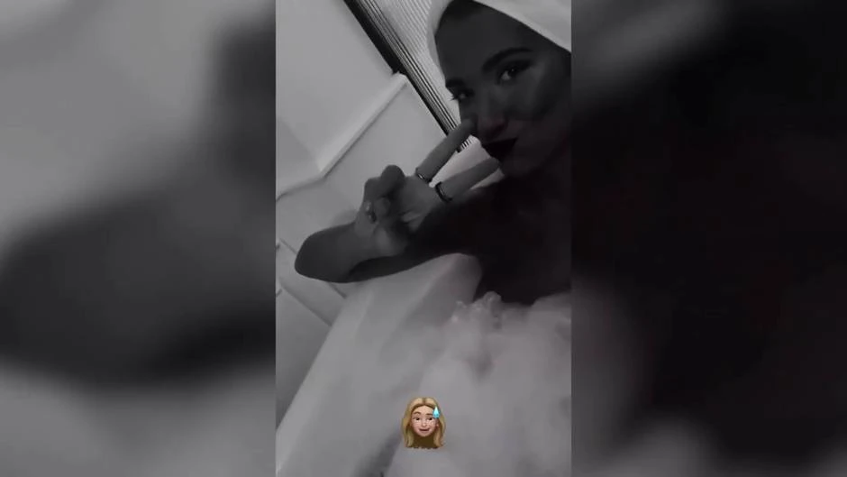 María Pombo se encuentra en unos días de intenso rodaje